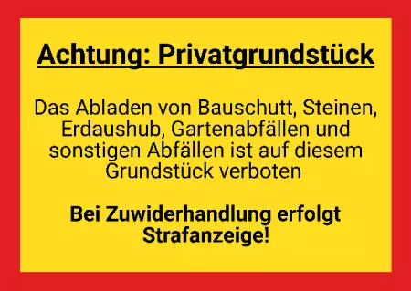 Warnschild Zutritt verboten Warnung - Zutritt verboten Bei Zuwiderhandlung erfolgt Strafanzeige! Bild
